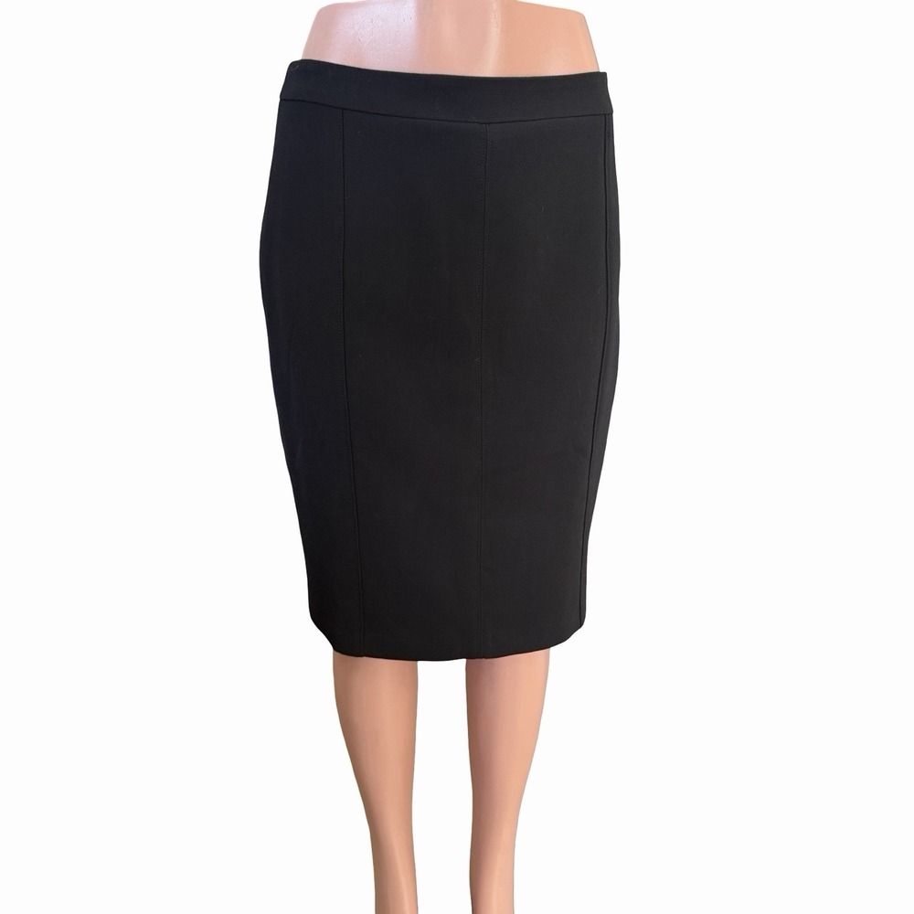 Halogen Black Pencil Skirt Sz 10 NWT Office Chic Career Wear Workwear Classic
